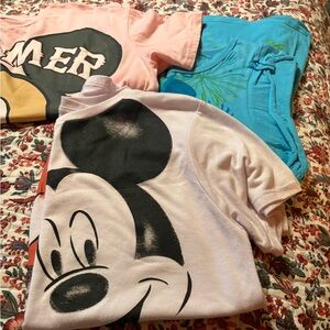 3 Disney tees xlg